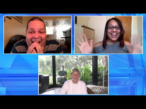 エレンが最前線の労働者と支えてくれるパパに出会う (Ellen Meets Frontline Worker and Her Supportive Dad)