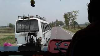 preview picture of video 'gorakhpur nautanwa anandnager highway'