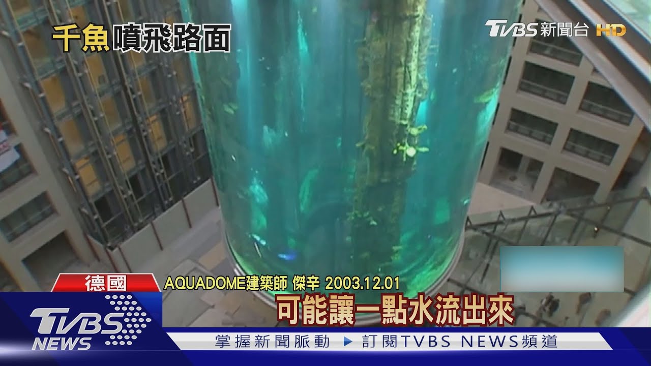 世界最大水族箱爆炸!民驚醒:威力像地震 初步研判疑「冷到爆」