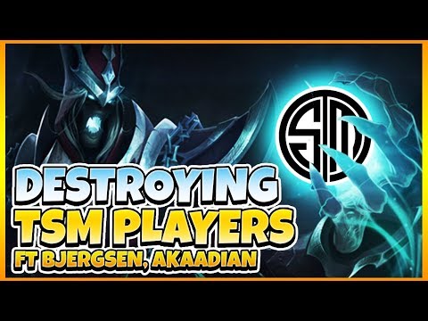 DESTROYING 4 TSM PLAYERS FT. BJERGSEN, AKAADIAN | Tarzaned