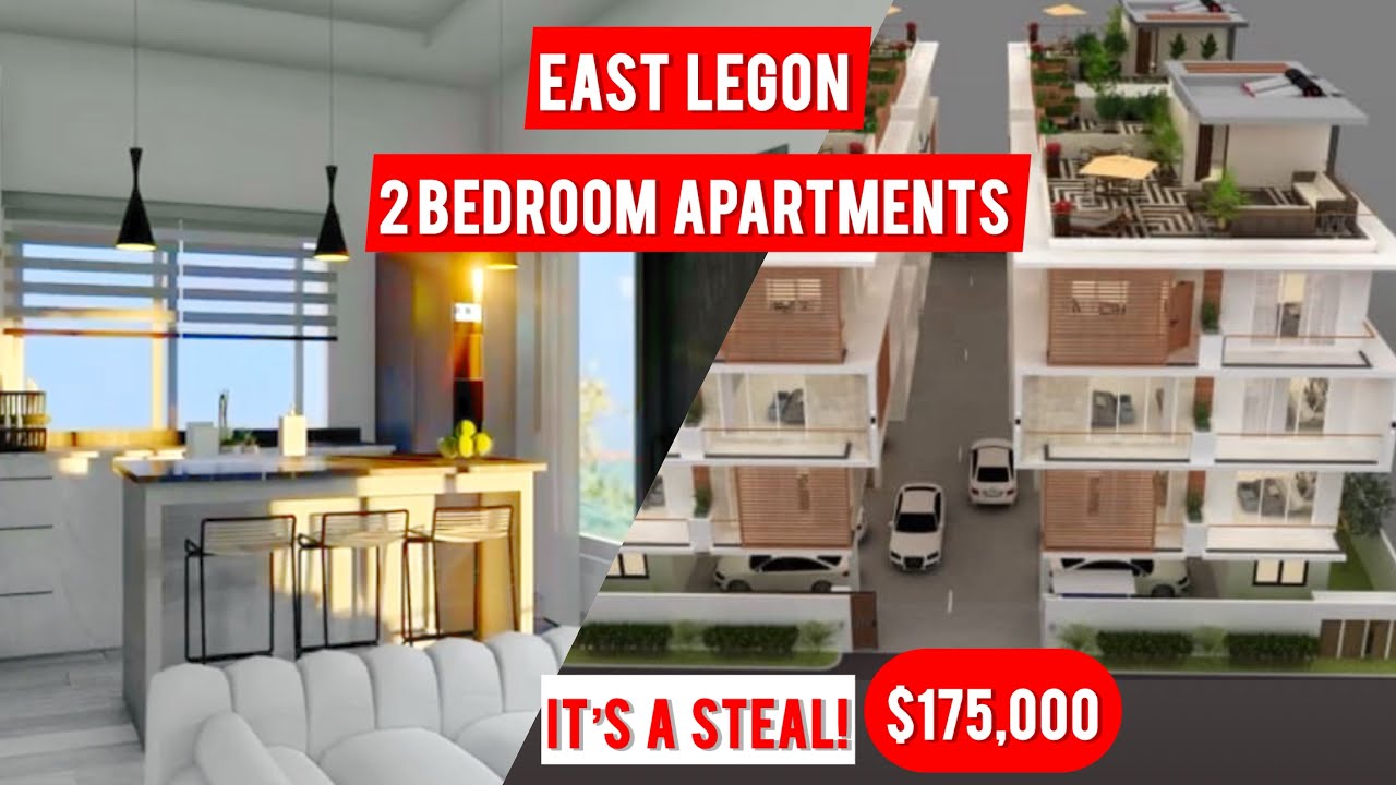 2 Bedrooms! Live the East Legon Lifestyle! #propertyinvestment #realestateghana 