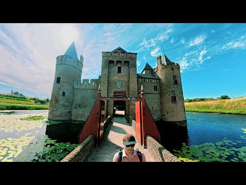 Exploring the Ultimate Dutch Castle 🏰 : Muiderslot (Inside & Out!) 🇳🇱🇳🇱🇳🇱