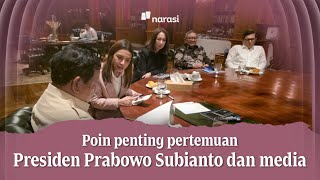 Download lagu Poin Penting Pertemuan Presiden Prabowo Subianto dan Media | Mata Najwa mp3 Download lagu Poin Penting Pertemuan Presiden Prabowo Subianto dan Media | Mata Najwa mp3