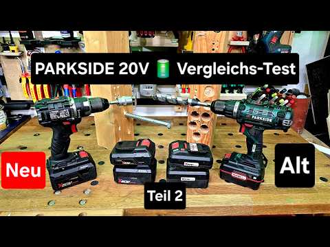 New vs. old PARKSIDE 20V batteries in practical testing - Part 2 | RPH