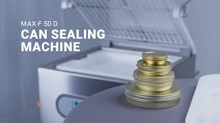 Vacuum packaging machine for tins — MAX-F 50 D