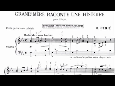 Henriette Renié- Grand'Mère Raconte une Histoire pour Harpe (1927)