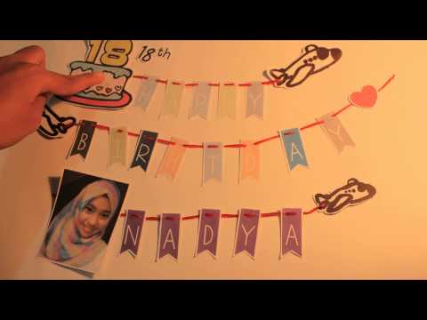 For Nadya, Happy Birthday Nadya Muntaza!