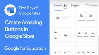 Create amazing buttons in Google Sites