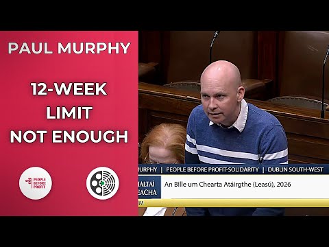 Paul Murphy: 12-week limit treats pregnant people as vessels