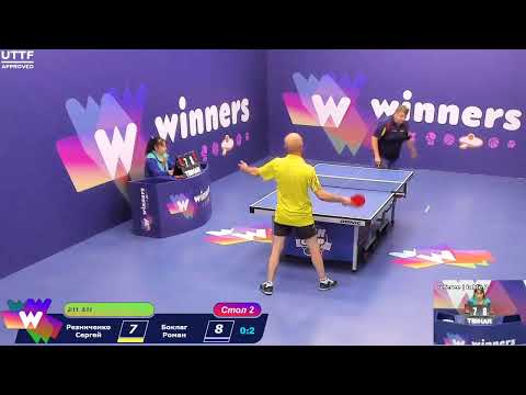 WINners CUP table 2  21.08   Reznichenko Sergei - Boklag Roman  21:30
