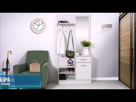 Шкаф прихожая 1Д коллекции Дебора в деталях
