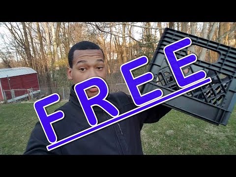 Where to get a milk crate for FREE!!!! for Kayak Fishing