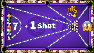 8 ball pool 7 Balls First Shot 🤯 on Venice 150M Coins