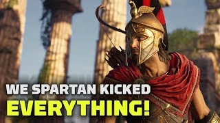 Assassin's Creed Odyssey: We Can't Stop Spartan Kicking Everything