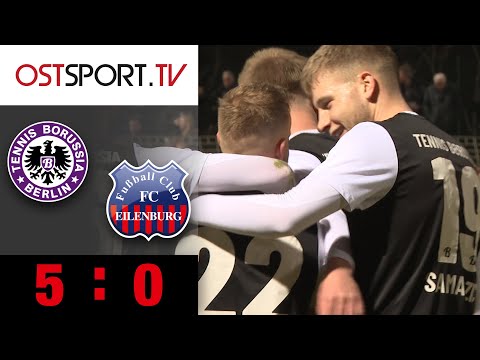 TRAUMTORE! TeBe 2022 weiter ungeschlagen: Tennis Borussia - Eilenburg 5:0 | Regionalliga Nordost