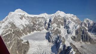 Mt.Denali Alaska - Plane flight with Warren Zevon songs as soundtrack - Sep 13 2018