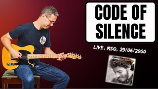 Bruce Springsteen - Code of Silence (Live, MSG, 29/06/2000) guitar lesson