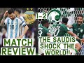 SAUDI ARABIA SHOCK THE WORLD ARGENTINA 1 2 SAUDI ARABIA REVIEW FIFA WORLD CUP