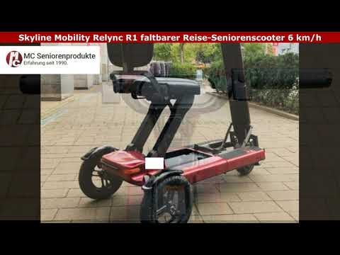 Skyline Mobility Relync R1 faltbarer Reise-Seniorenscooter 6 km/h