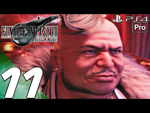 FINAL FANTASY VII REMAKE - Gameplay Walkthrough Part 11 - Honeybee Inn & Don Corneo (PS4 PRO) 100%