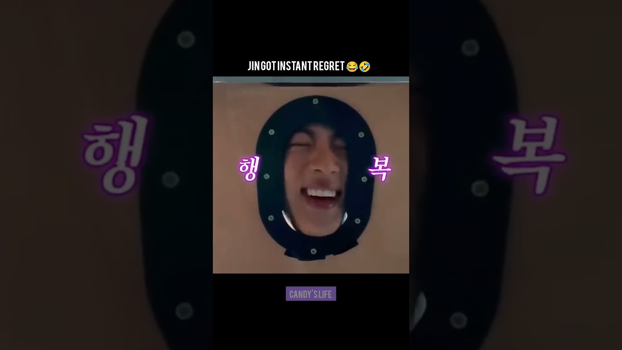 jin got instant regret 😂🤣