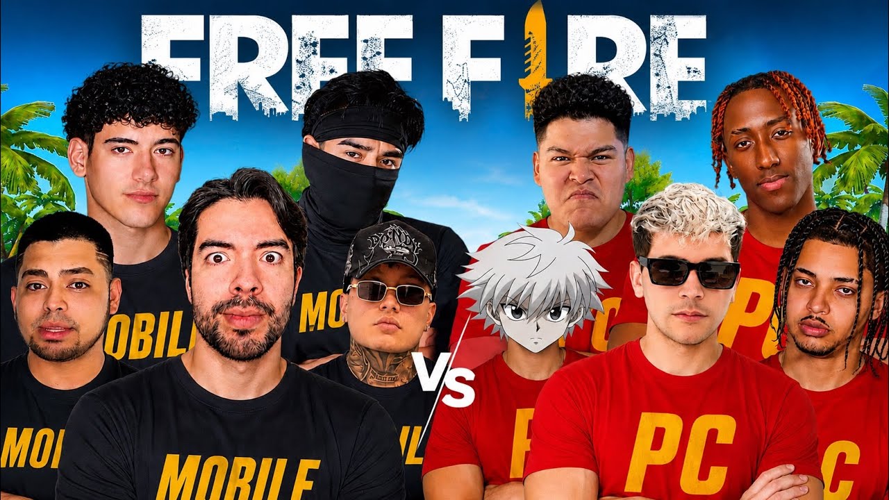 MOBILE VS PC en FREE FIRE!🔥  LA BATALLA DEFINITIVA.