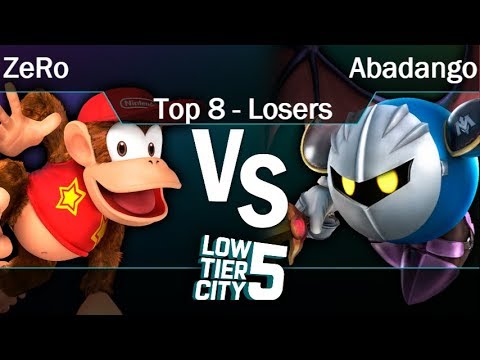 LTC 5 - TSM | ZeRo (Diddy) vs LG | Abadango (MK) Top 8 - Losers - Smash 4