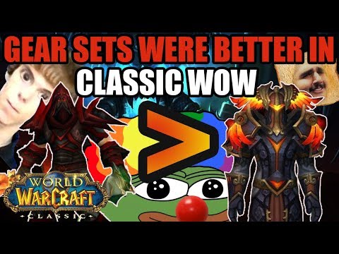 Gear looked better in CLASSIC WOW