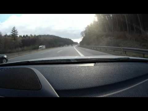 heftige Vollbremsung + Ausweichen