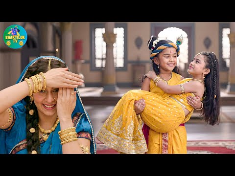 मैया ने छिपकर देखा कान्हा राधा को प्यार करते हुए, देखकर हुई खुश || Yashomati Maiya Ke Nandlala