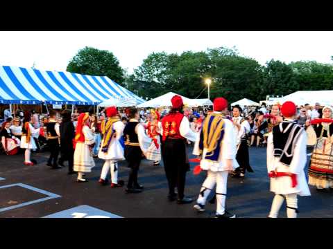 Greek dancers show off their talent, at the Greek Festival, Hicksville, NY. September 9-11, 2011.