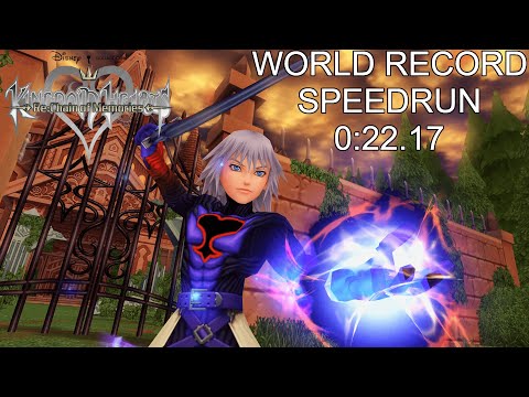 KH RE: COM [Riku Proud Mode] Riku Replica II [WR] Speedrun 0:22.17 [WORLD RECORD]