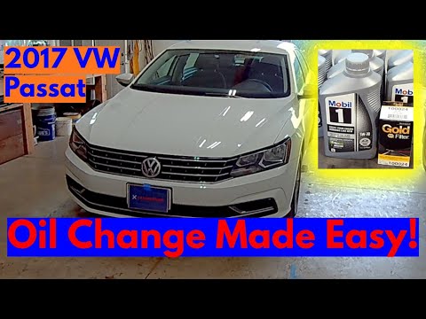 2017 Volkswagen Passat Oil Change (Complete Tutorial)