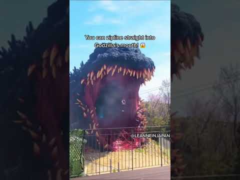 get eaten by a giant Godzilla #shorts #godzilla