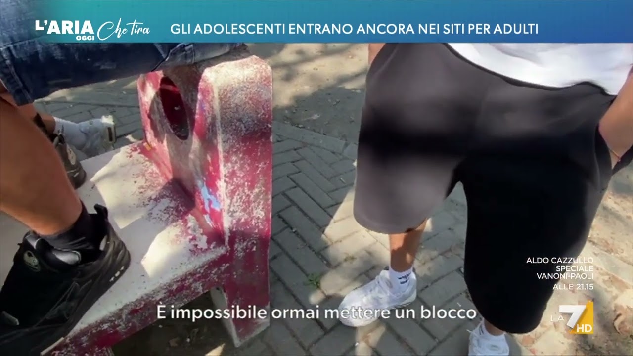 Gli adolescenti entrano ancora nei siti per adulti