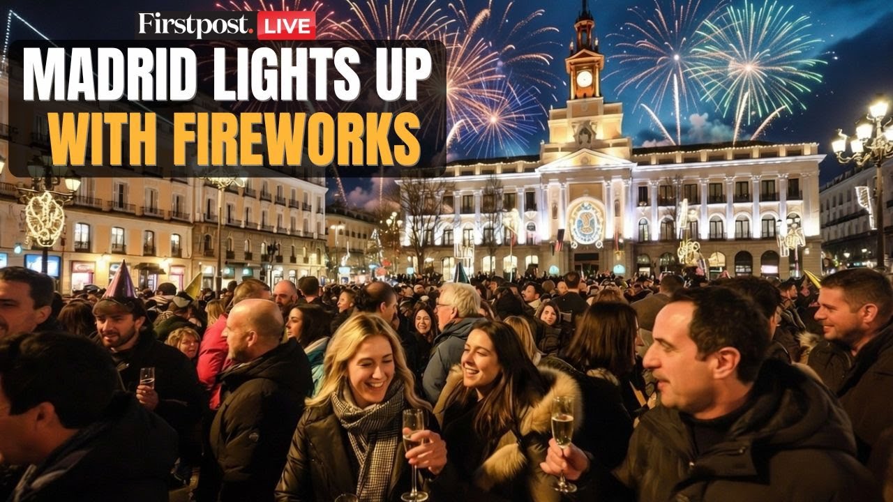 New Year 2026 LIVE: Madrid New Year’s Eve 2026 Fireworks & Puerta del Sol Celebration | Firstpost