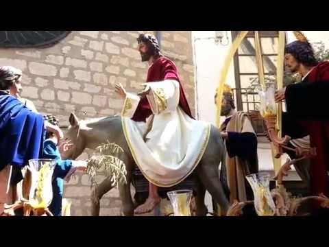 Borriquilla de Jaén 2014 por Calle Almenas y AM Jesus Despojado de Jaén 1ª Revirá