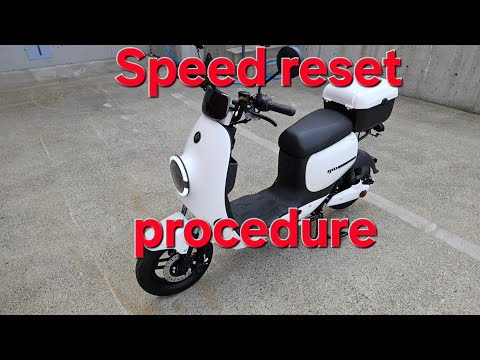 Gio Italia Ultra speed reset