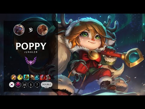 Poppy Jungle vs Taliyah - KR Master Patch 12.12