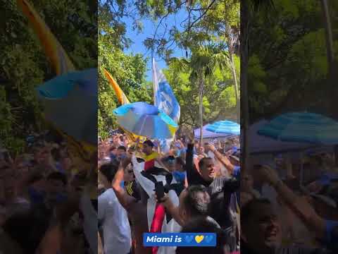 "Banderazo de #boca en miami #banderazo  #mundialdeclubes2025 #la12 #boca" Barra: La 12 &bull; Club: Boca Juniors