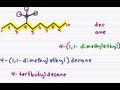Naming Branched Substituents Isopropyl Tert Butyl Isobutyl And More