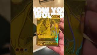 My golden Charizard #pokemon #pokemoncards #pokemonchannel #pokemontcg #trending #charizard #viral