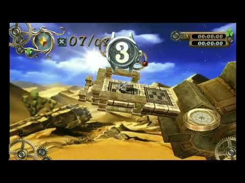 Marble Saga: Kororinpa - Sizzlin Desert - Time Attack All Stages Hard