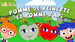 pomme de reinette et pomme d&#39;api - chanson pour les petit en francais avec paroles