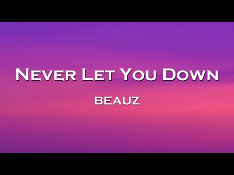 BEAUZ - Never Let You Down (Lyrics) feat. Miles Away, RYYZN