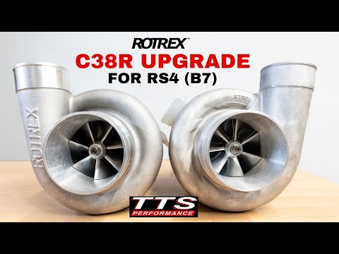 New Rotrex C38R Audi RS4 upgrade - 800hp!