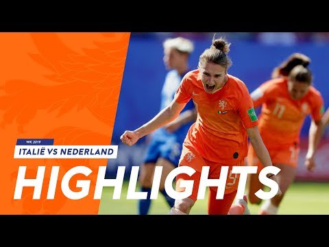 Highlights Italië - OranjeLeeuwinnen (29/6/2019) WK 2019