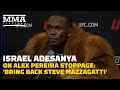 Israel Adesanya On Alex Pereira Stoppage: 'Bring Back Steve Mazzagatti' | UFC 281 | MMA Fighting