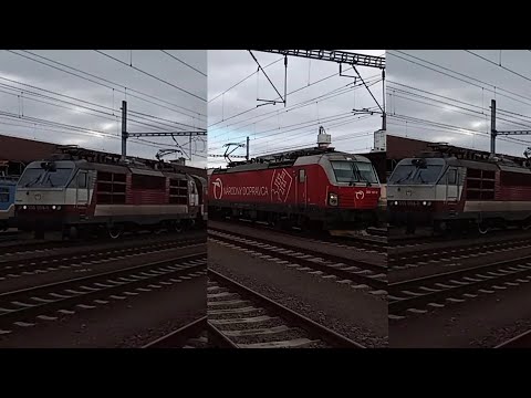 Železnice Slovenska - Vectron a Gorily na trati ŽSR 120