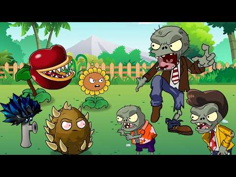 Pvz2 Fusion (plants vs zombies animation)-PEASHOOTER HEROES vs ALL ZOMBIES-Who will win?Mini episode